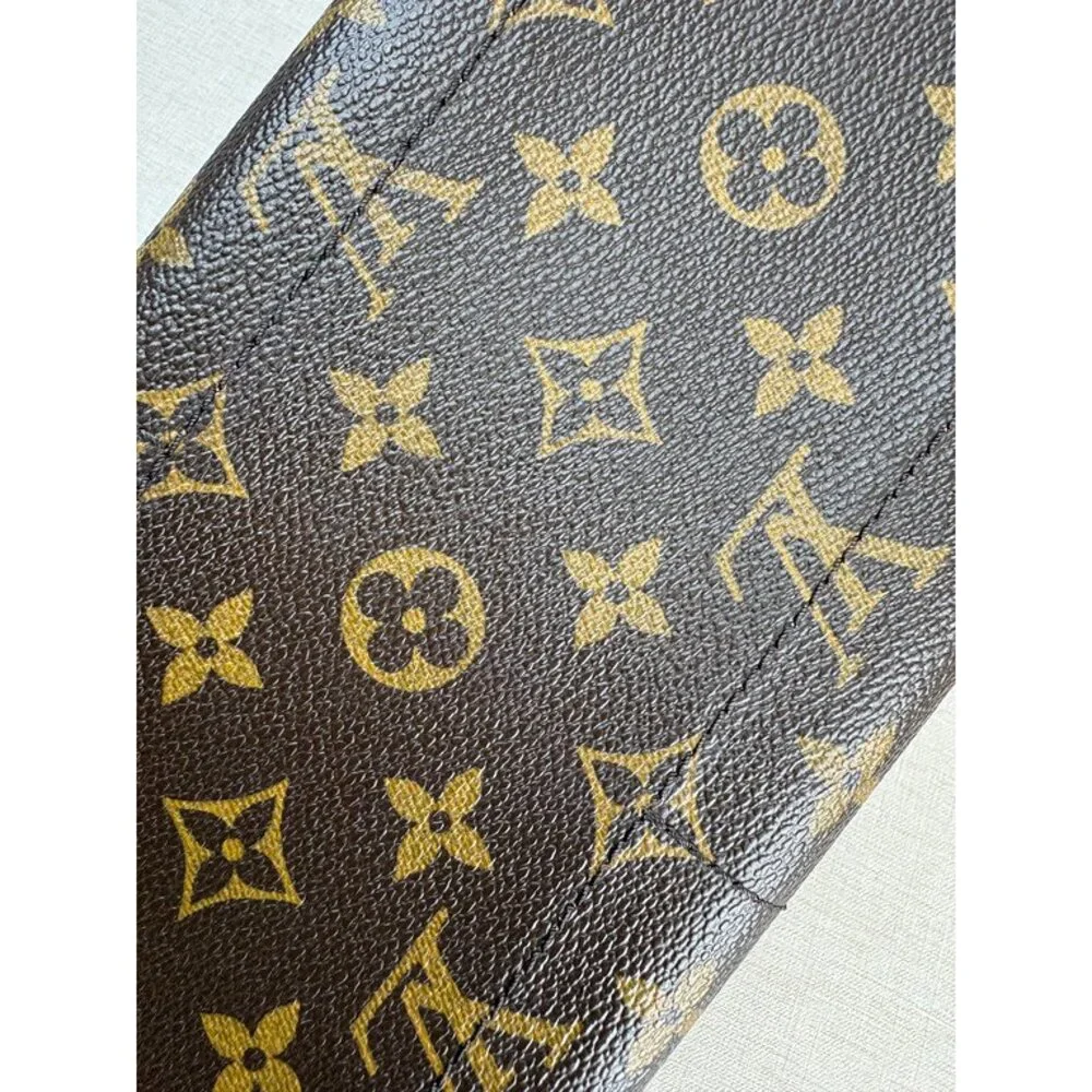 LOUIS VUITTON Brown Monogram Canvas Popincourt Long GHW